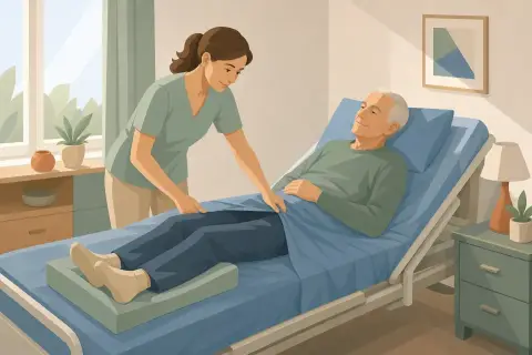 Prévenir les escarres chez la personne alitée