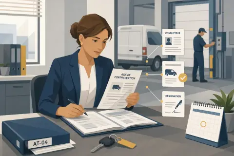 Gérer les infractions routières et la désignation du conducteur
