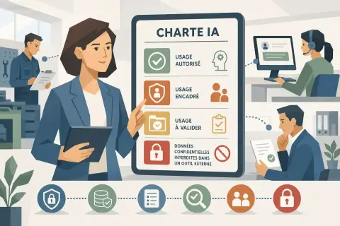 Rédiger une charte d'utilisation de l'IA en entreprise
