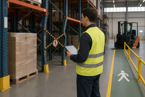 Sécuriser le stockage et la circulation dans un entrepôt