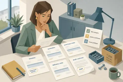 Comprendre le vocabulaire des contrats et documents commerciaux en anglais