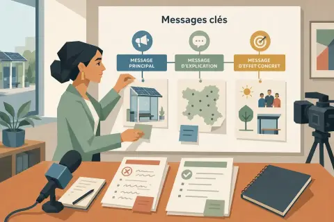 Savoir structurer ses messages clés pour les médias