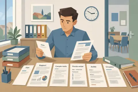 Connaître les différents écrits administratifs et leur structure