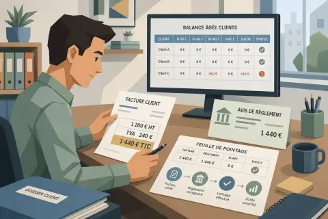 Maîtriser la saisie et le suivi des créances clients