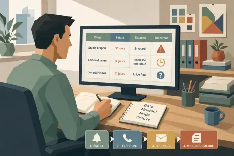 Maîtriser les relances et la gestion des impayés clients