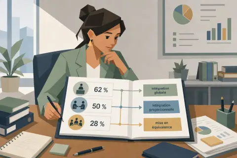 Maîtriser les méthodes de consolidation (intégration globale, mise en équivalence)