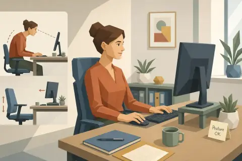Maîtriser l'ergonomie et les bonnes postures sur un poste de travail sur écran