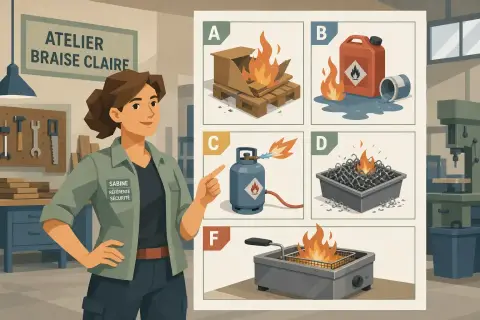 Comprendre les différentes classes de feu et leurs spécificités