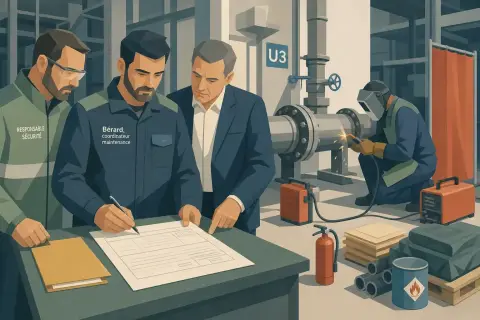 Les étapes de rédaction et de validation d'un permis de feu