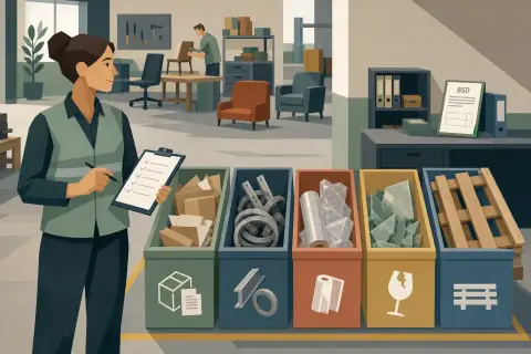 Maîtriser les obligations légales du tri des déchets en entreprise (Décret 5 flux)