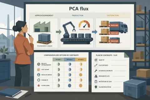 Savoir bâtir un plan de continuité d'activité (PCA) appliqué aux flux