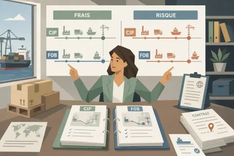 Maîtriser le transfert de frais et de risques liés aux Incoterms
