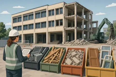 Les principes de la déconstruction sélective et du tri à la source