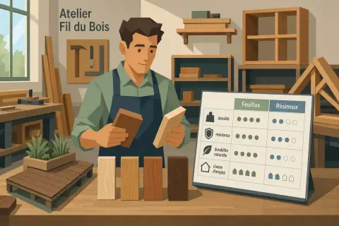 Les caractéristiques et les propriétés technologiques des essences de bois