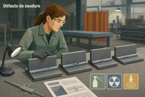 Les principaux défauts des soudures et leurs causes.