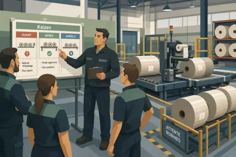 Les étapes clés pour organiser un chantier Kaizen en production