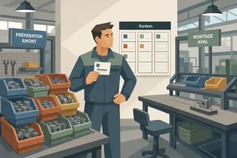 Maîtriser la méthode Kanban pour piloter les flux de production