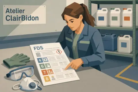 Savoir lire et exploiter une Fiche de Données de Sûreté (FDS)