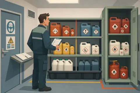 Les règles d'incompatibilité et de stockage des produits chimiques