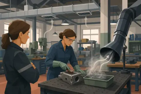 Les principes de ventilation et de captage des polluants à la source