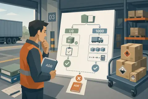 les exemptions de l'ADR (quantités limitées et seuil 1000)