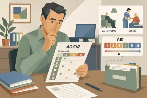 Les critères d'évaluation de la dépendance (Grille AGGIR)