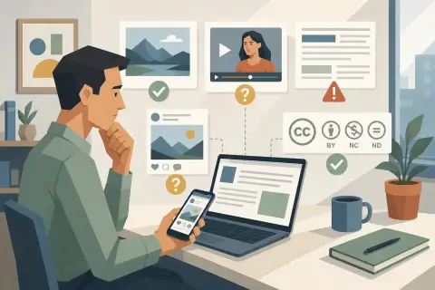 Les règles du droit d'auteur sur internet et les réseaux sociaux
