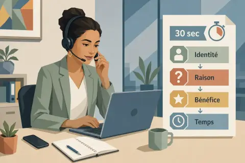 Réussir l'accroche : optimiser les 30 premières secondes de son appel de prospection