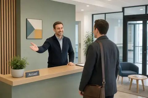 Valoriser l'image de marque de l'entreprise grâce à un accueil physique d'excellence