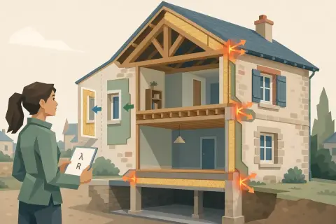 Comprendre les principes de l'isolation thermique et la suppression des ponts thermiques