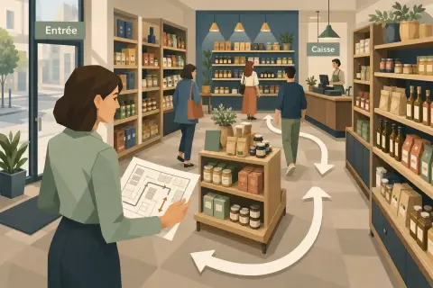 Maîtriser l'aménagement de la surface de vente pour optimiser le parcours client