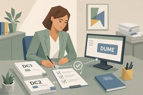Maîtriser le formalisme administratif de la candidature (DUME, DC1, DC2)