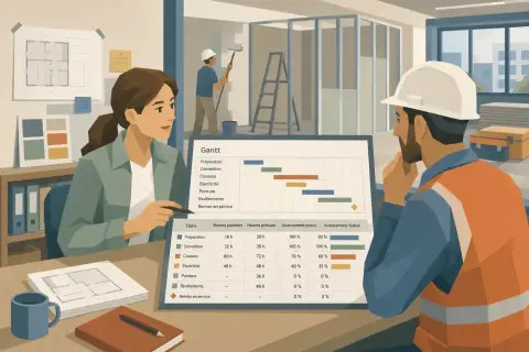 Maîtriser le planning et le pointage sur chantier