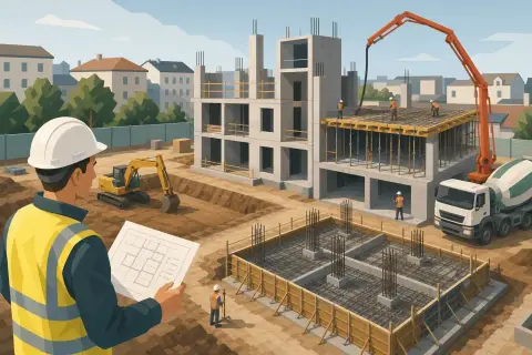 Comprendre les spécificités du gros œuvre béton