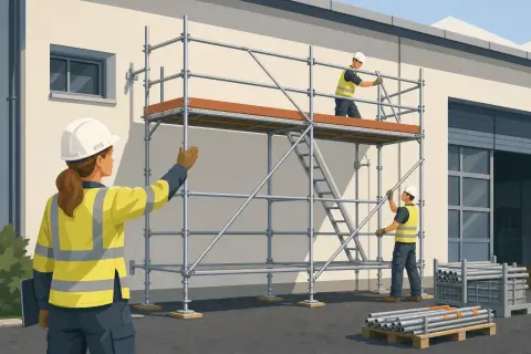 Installer un échafaudage fixe en toute sécurité