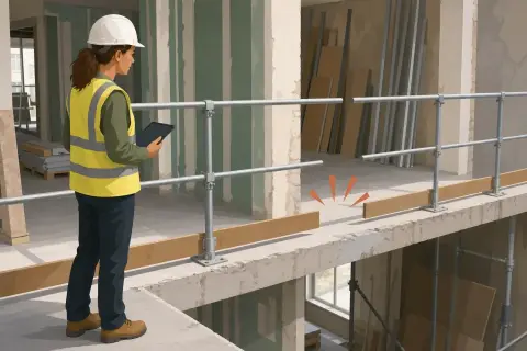 Comprendre les normes des garde-corps provisoires de chantier