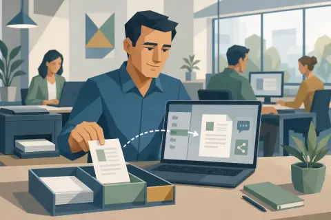 Passer au bureau zéro papier