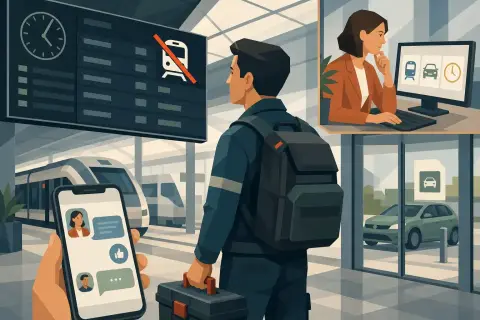 Gérer les imprévus en déplacement : retards, annulations, incidents