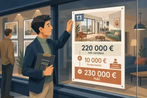 Les honoraires d'agence : affichage, calcul et qui les paie
