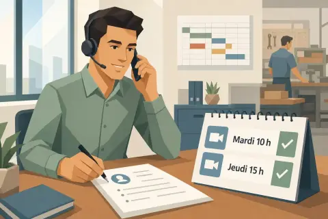 Décrocher un rendez-vous en moins de cinq minutes au téléphone