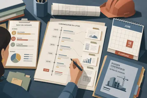 Constituer et suivre un dossier contentieux