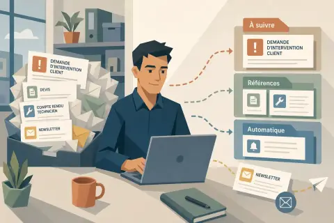 Reprendre le contrôle d'une boîte mail saturée