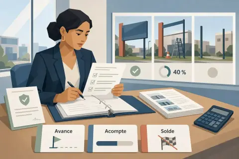 Avances et acomptes : se faire payer en cours de marché