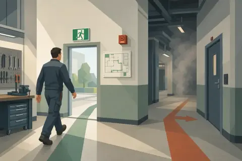 Que faire quand l'alarme incendie retentit