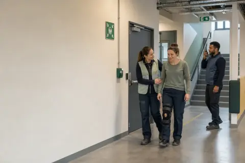 Évacuer une personne à mobilité réduite