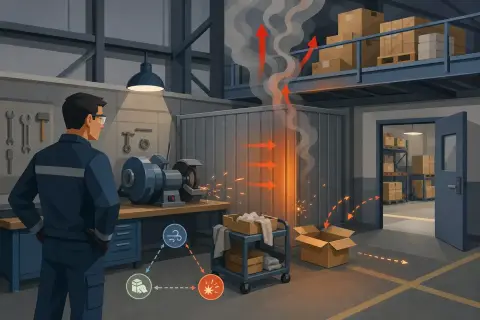 Comprendre le triangle du feu et la propagation d'un incendie