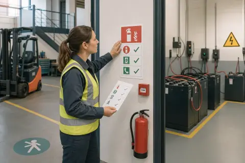 Rédiger et afficher les consignes de sécurité incendie