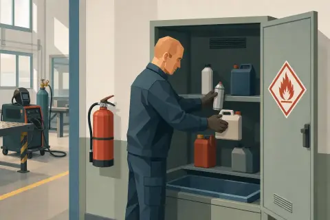 Stocker des produits inflammables en sécurité