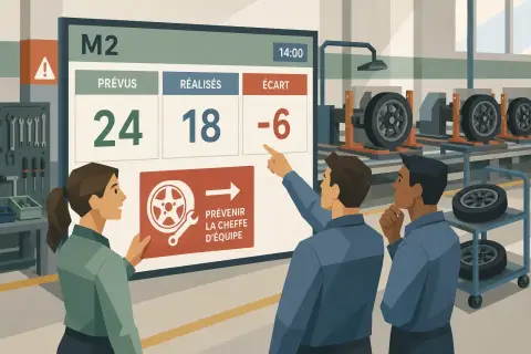 Mettre en place le management visuel dans un atelier