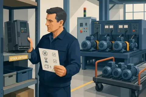 Gérer son stock de pièces de rechange